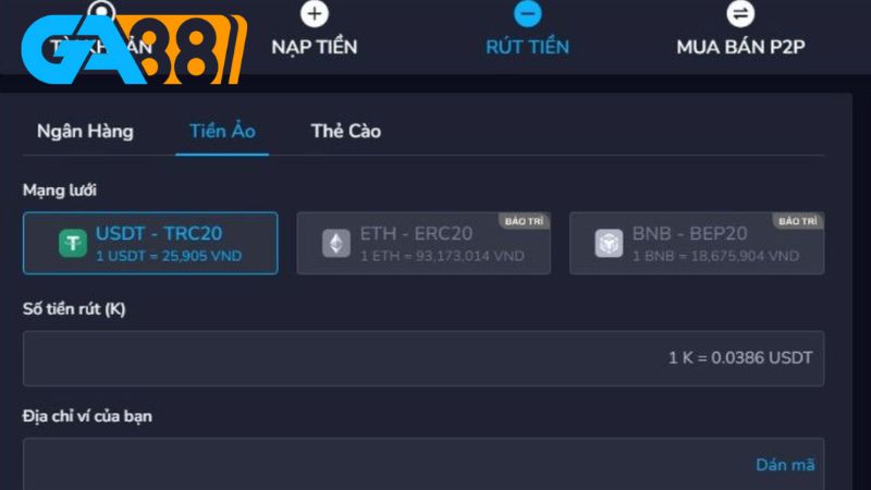 Rút tiền Lixi88 giúp người chơi chuyển đổi tiền thắng cược thành tiền mặt